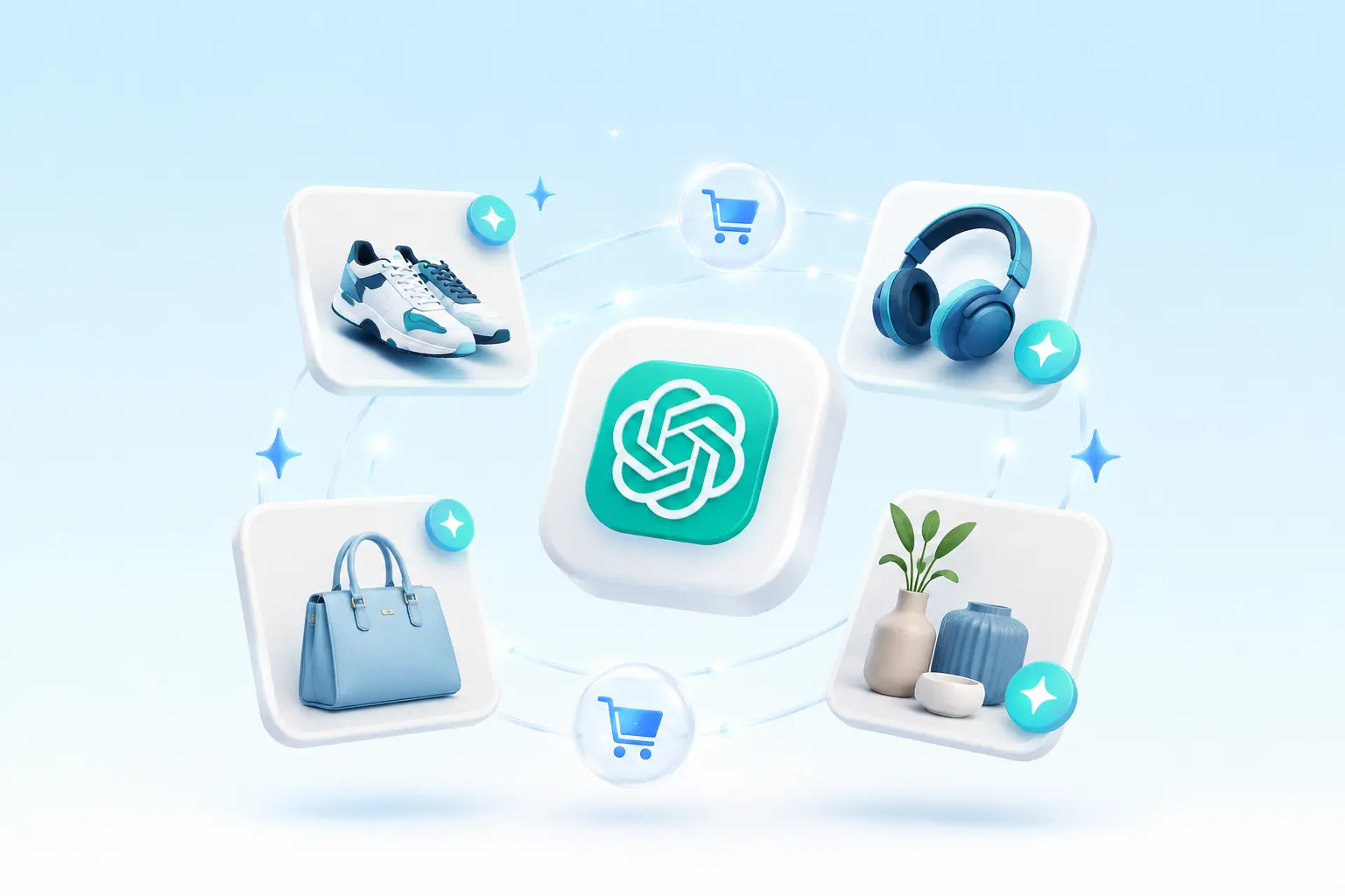 ChatGPT reklama a produkty - ilustrácia ChatGPT Ads od špecialistu na ChatGPT reklamu Denisa Galbavého